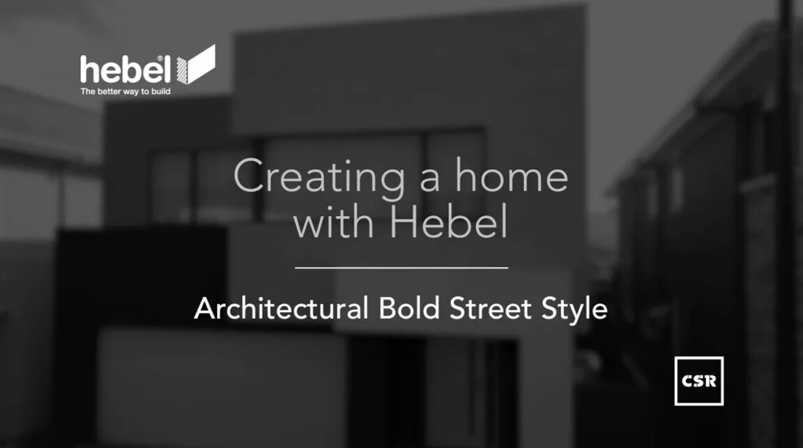 Hebel and Mojo Homes with Paul Hogan – Architectural Bold Street Style